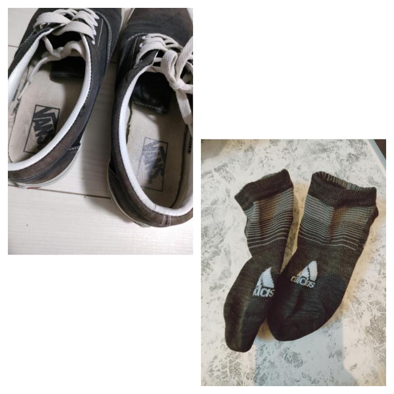 4日連続着用adidasソックス&VANSスニーカーセット♡