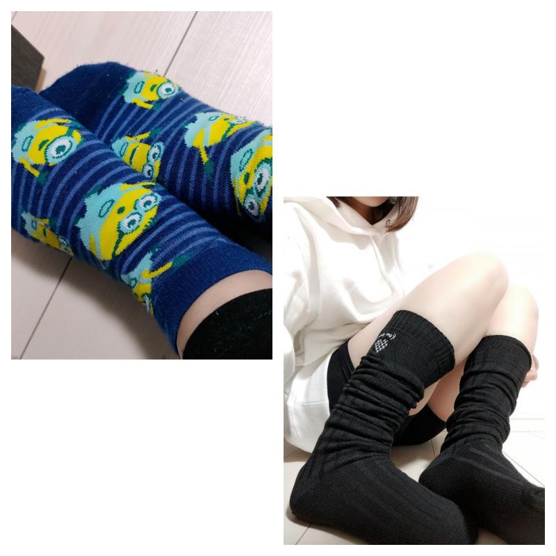 4日連続着用ルーズソックス＆みにおんソックスセットです♡