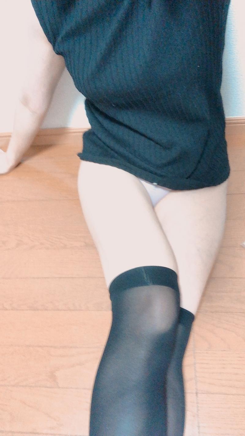 ３日洗いません！黒ニーソ♡
