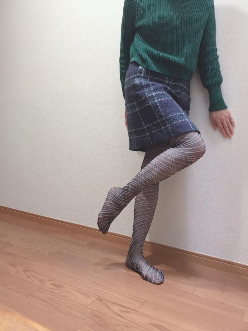 セリーヌゼブラ風柄タイツ　２日着用　豪華オプション付き