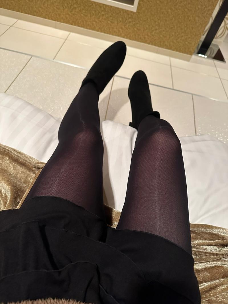 3日連続穿き黒タイツ♡