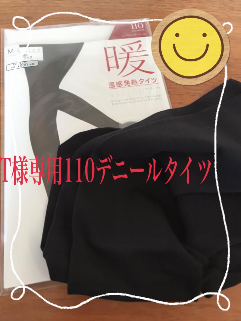 T様リクエスト専用出品110デニールタイツ　オプション付