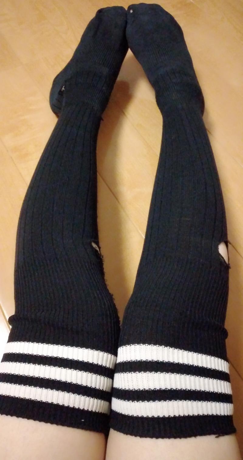 ボロボロニーハイソックス♥