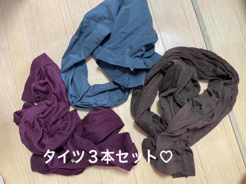 値下げしました♡タイツ3足セット\(//∇//)\