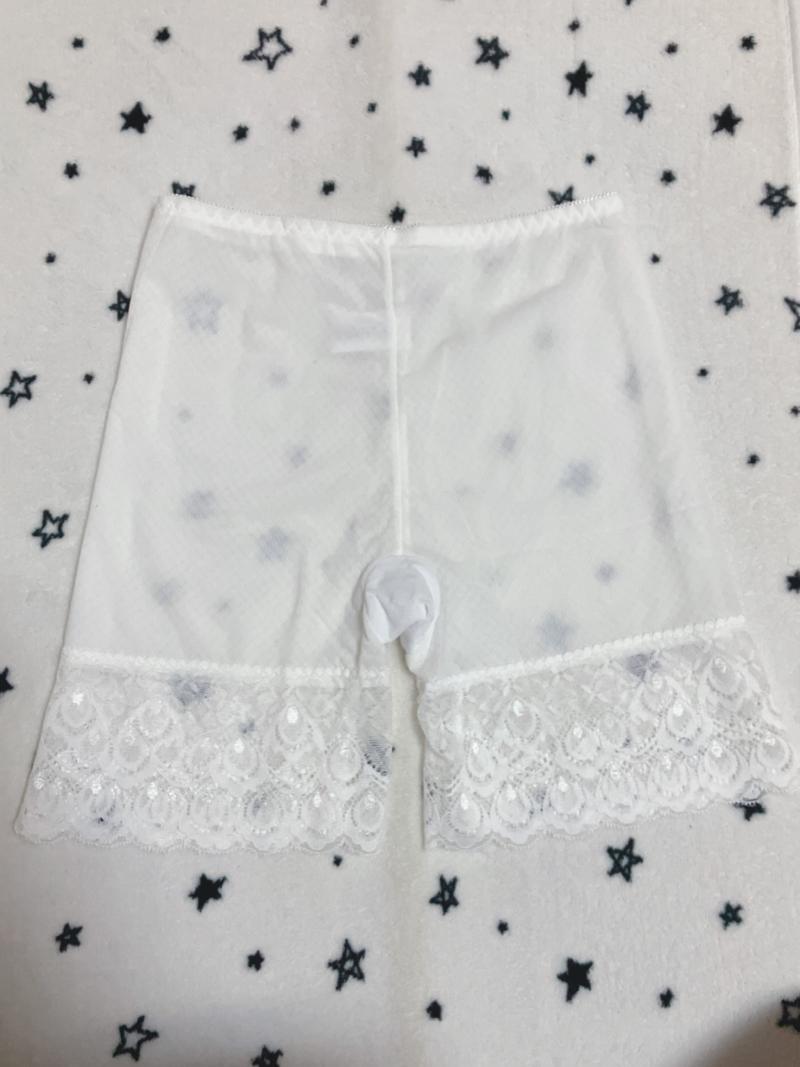 ❤︎２日直穿き❤︎ホワイトショートスパッツ