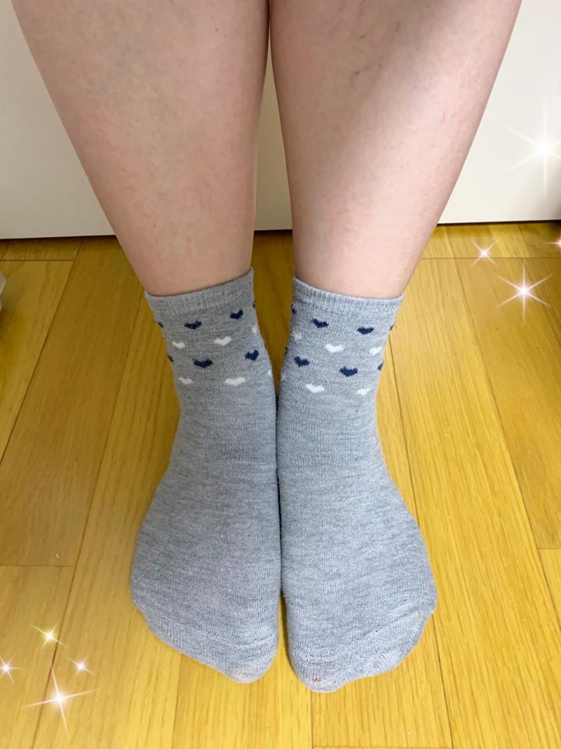 仕事中に履いていた蒸れ靴下