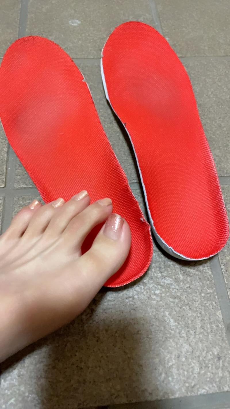 パチ屋店員♡仕事靴中敷