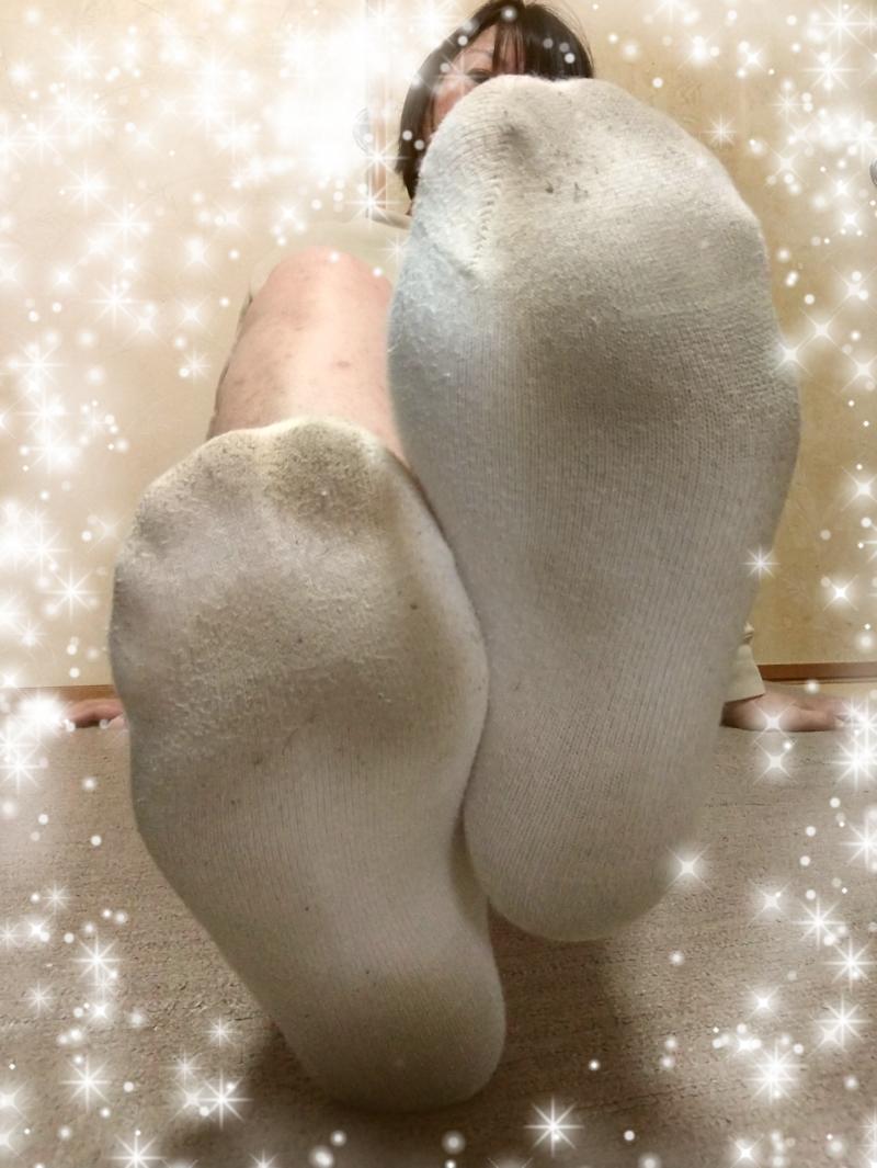 4日着用♡汚れて臭っ…白ソックス☆