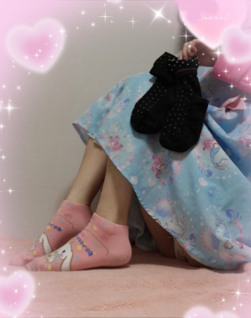 足の爪2ヶ月♡ロリ靴下♡1足プレゼント