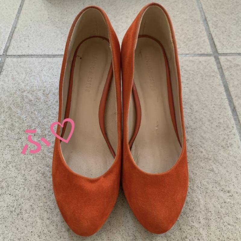 ●おまけ付●たっぷり約3年間通勤で履いてたくさくさパンプス●