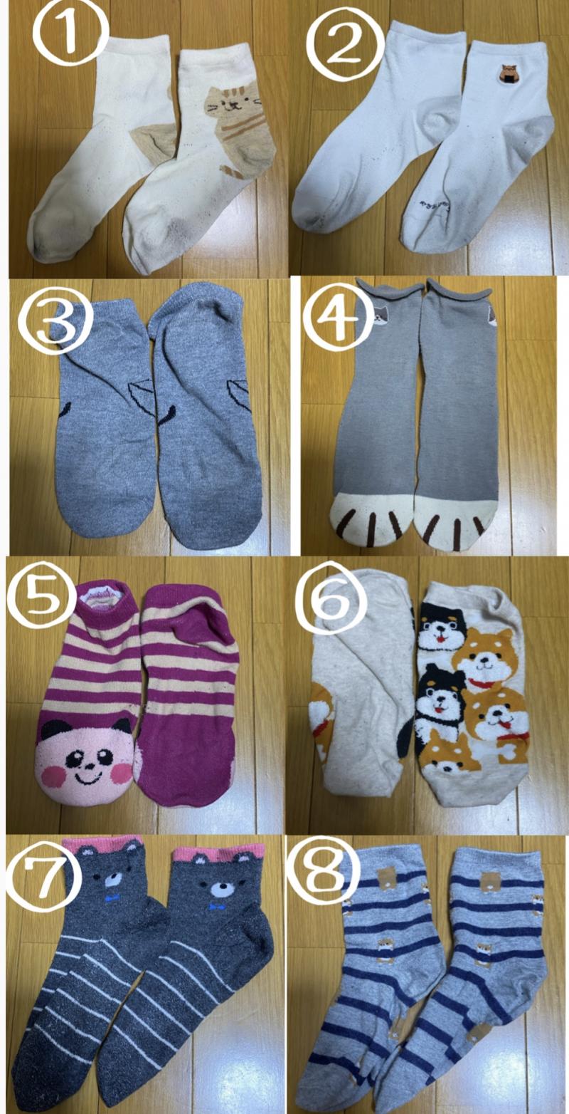 くつ下3セット(21種類)