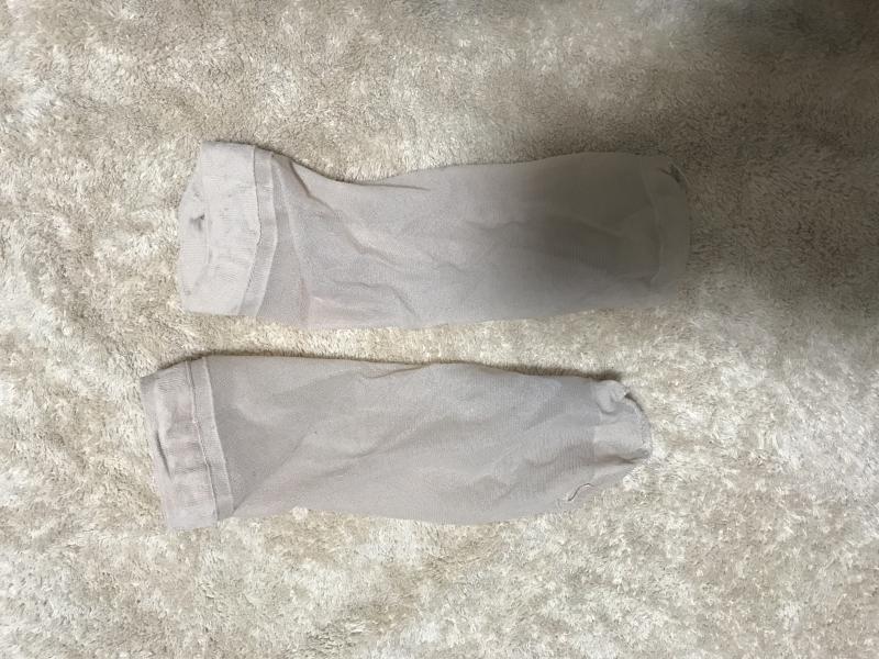 すぐ送れます♡3日着用済みで黒ずんじゃったショートストッキング