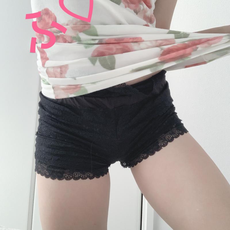 ●たっぷり1週間着用●おまんま臭とおしっこ中のレーススパッツ●